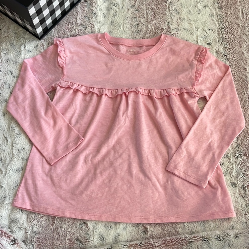 George’s Pink Long Sleeve Shirt kids size 5T/NP5